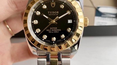 튜* Glamour Date 다이아세팅 블랙콤비