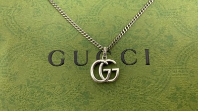 구ㅉ 더블G 펜던트 목걸이