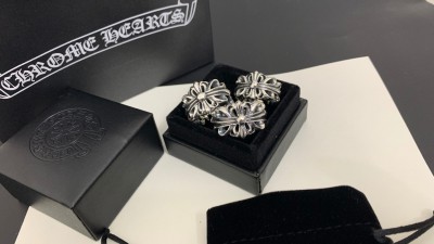 크ㄹ하츠 더블 플로랄 오픈 링