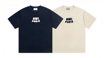 [NORMAL] 공용 아ㅁ25SS 파리로고 패치 티셔츠 2컬러