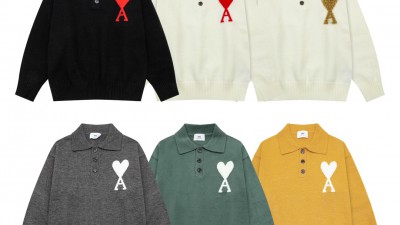 [NORMAL] 공용 아ㅁ 자카드 울 니트 스웨터 6컬러