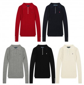 [GOOD] 폴ㄹ 케이블 니트 코튼 폴로 스웨터 5컬러