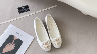 [NORMAL] 샤ㄴ 퀼팅CC 메리제인 슈즈 화이트