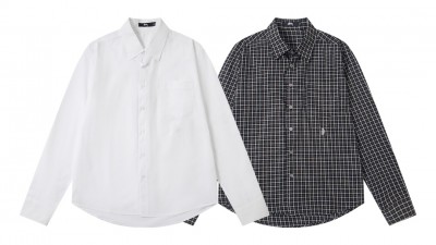 [NORMAL] 공용 스ㅌ시 스파이럴S 피케 셔츠 2컬러