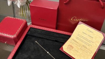 까ㄹ띠에 디아망레제 브레이슬릿 로즈골드