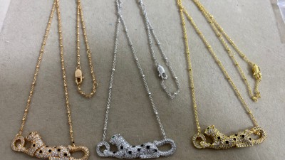 까ㄹ띠에 팬더 드 까르띠에 목걸이 3컬러 다이아 풀파베