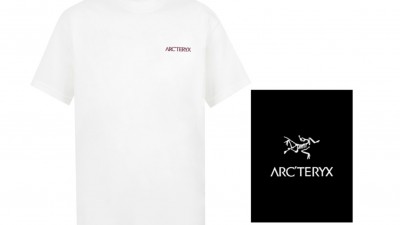 [GOOD] 공용 아ㅋ테릭스 25FW 퍼프 프린트로고 티셔츠 화이트