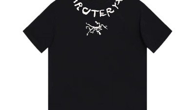 [GOOD] 공용 아ㅋ테릭스 24FW 라운드 넥 레터링 티셔츠