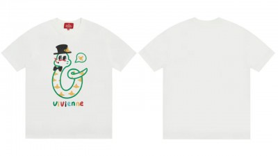 [NORMAL] 공용 비ㅂ안 웨스트우드 뱀의해 카툰 그래픽 티셔츠