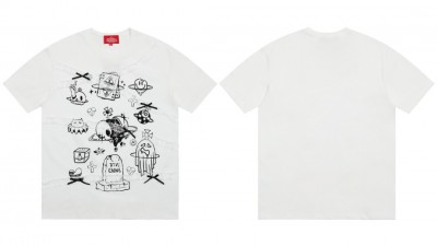 [NORMAL] 공용 비ㅂ안 웨스트우드 카툰 레이스업 티셔츠