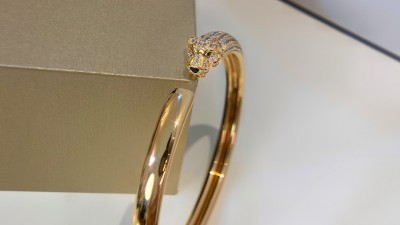 까ㄹ띠에 팬더 드 까르띠에 브레이슬릿 다이야 파베