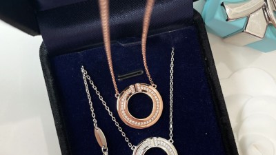 티ㅍ니 T 서클펜던트 목걸이