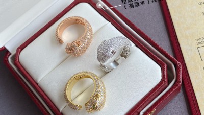 까ㄹ띠에 팬더 드 까르띠에 링 다이아 풀파베 3컬러