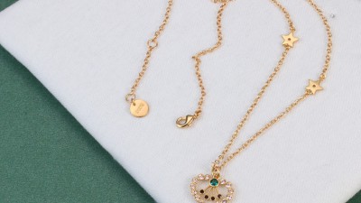 디ㅇ 하트 펜던트 목걸이