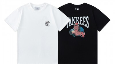 [공용] 엠ㅇ비 홀스 등판 그래픽 반팔 티셔츠 2컬러