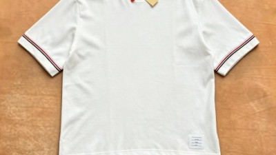 [세일] 톰ㅂ라운  RWB 코튼 피케 티셔츠