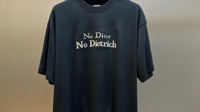 [공용] 디ㅇ 자수 티셔츠 2컬러