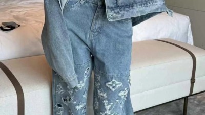 [세일][공용] 루ㅇ비통 데님 스케이트 진