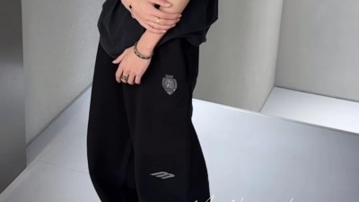 발ㄹ시아가 3b 풋볼 배기 스웨트팬츠