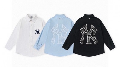 [공용] 엠ㅇ비 클래식 모노그램 빅로고 셔츠 3컬러