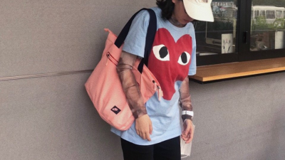 [공용][세일] 꼼ㄷ가르송 빅하트 티셔츠 2컬러