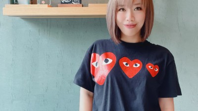 [공용][세일] 꼼ㄷ가르송 트리플 하트 티셔츠 4컬러