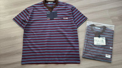 [세일][공용] 프ㄹ다 오버사이즈 스트라이프 저지 티셔츠