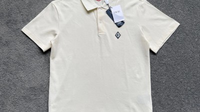 [세일] 디ㅇ 다이아 패치 반팔 폴로 셔츠 2컬러