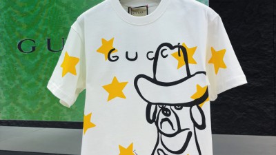 [공용] 구ㅉ 프린트 코튼 저지 티셔츠