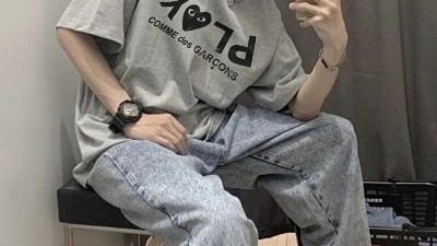 [공용][세일] 꼼ㄷ가르송 로고 프린트 티셔츠 3컬러