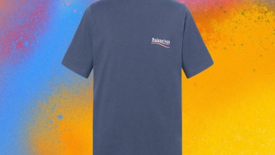 발ㄹ시아가 폴리티컬 캠페인 로고 자수 티셔츠