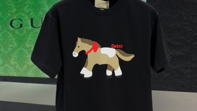 [공용] 구ㅉ 프린트 코튼 저지 티셔츠