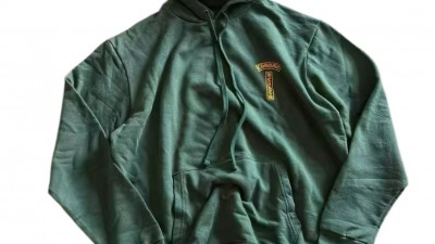 [공용] 크ㄹ하츠 USA 스크립트 로고 후드