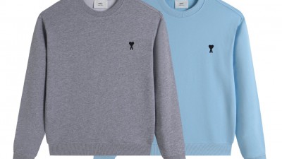 [공용] 아ㅁ 스몰 로고 코튼 스웨트셔츠 2컬러