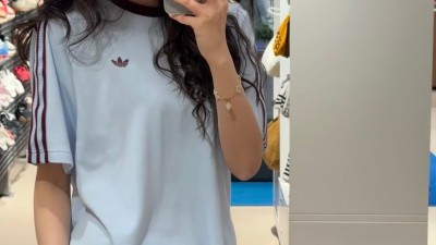 [공용][세일] 아ㄷ다스 브릿코어 숏슬리브 링거 티셔츠 2컬러