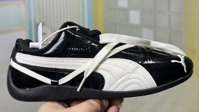 [공용] 푸ㅁ x 로제 스피드캣 PRM 블랙 웜 화이트