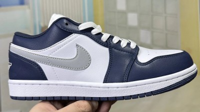 [공용] 나ㅇ키 조던1 로우 화이트 미드나잇 네이비