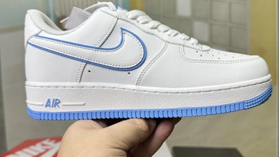 [공용] 나ㅇ키 에어포스 1 07 화이트 유니버시티 블루