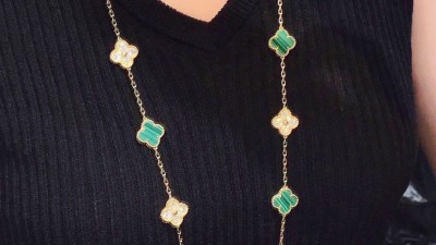 반ㅋ리프 빈티지 알함브라 목걸이 20모티브