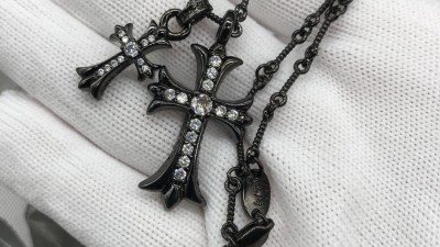 크ㄹ하츠 더블크로스 참 목걸이