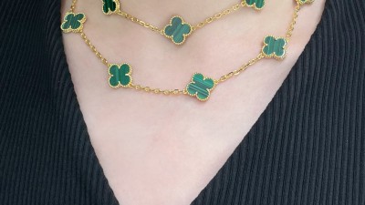 반ㅋ리프 빈티지 알함브라 목걸이 20모티브