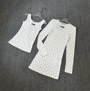 [세일] 미ㅇ미우 립 저지 원피스, 립 저지 탱크탑