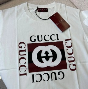 [세일][한정수량][공용] 구ㅉ 인터로킹 G 프린트 코튼 티셔츠 2컬러