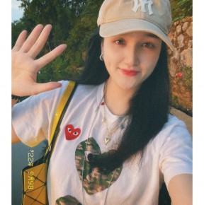 [공용][세일] 꼼ㄷ가르송 카모 더블 하트 티셔츠 2컬러