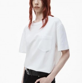 [공용] 알ㄹ산더 왕 하이 트위스트 저지 포켓 티셔츠