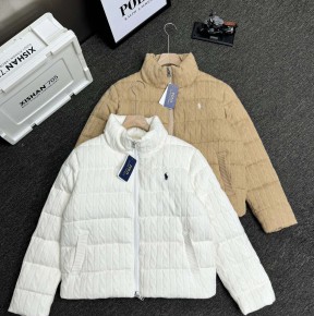 폴ㄹ 랄프로렌 케이블 니트 다운 자켓