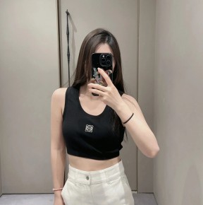 [세일] 로ㅇ베 아나그램 코튼 크롭 탱크탑