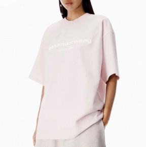 [세일] 알ㄹ산더 왕 퍼프 로고 오버사이즈 티셔츠 4컬러