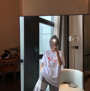 [공용][세일] 꼼ㄷ가르송 더블 하트 코튼 티셔츠 3컬러