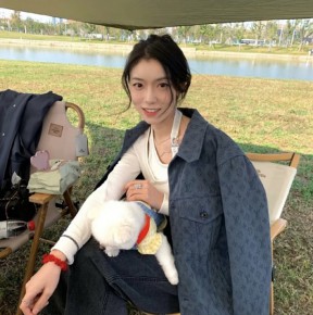 [세일] 루ㅇ비통 모노그램 데님 트러커 재킷 46사이즈